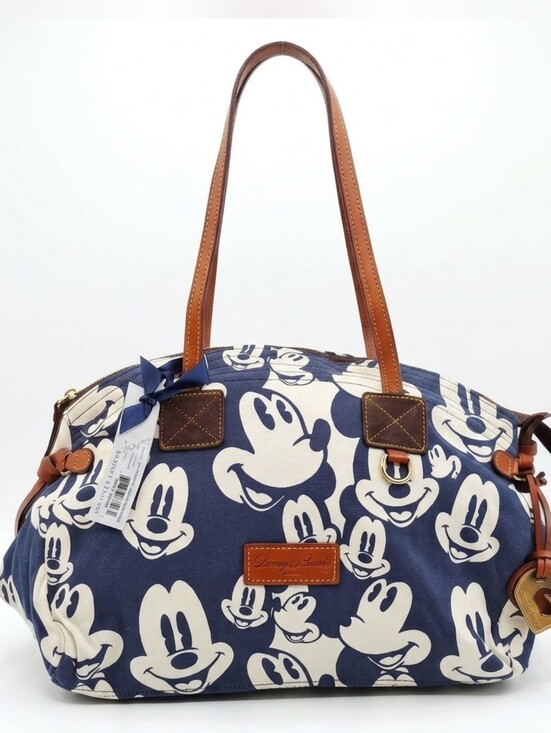 Dooney & Bourke Handbags - NWT Rare 2010 Disney Parks x Dooney & Bourke "Classic Mickey Faces" Satchel Bag